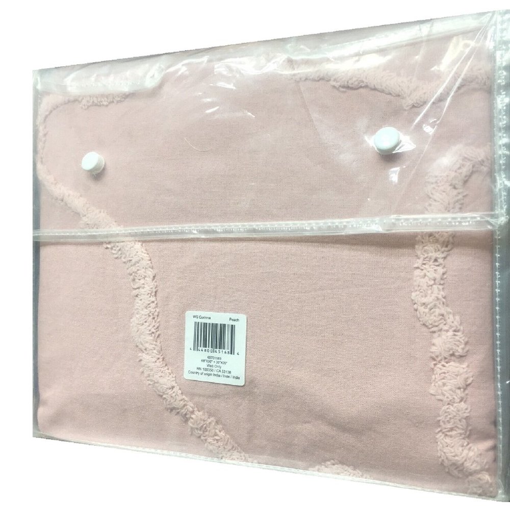 new PEACH Wild Sage Corinna 68"x90" 100% Cotton TWIN XL Duvet Cover Set - Picture 7 of 8